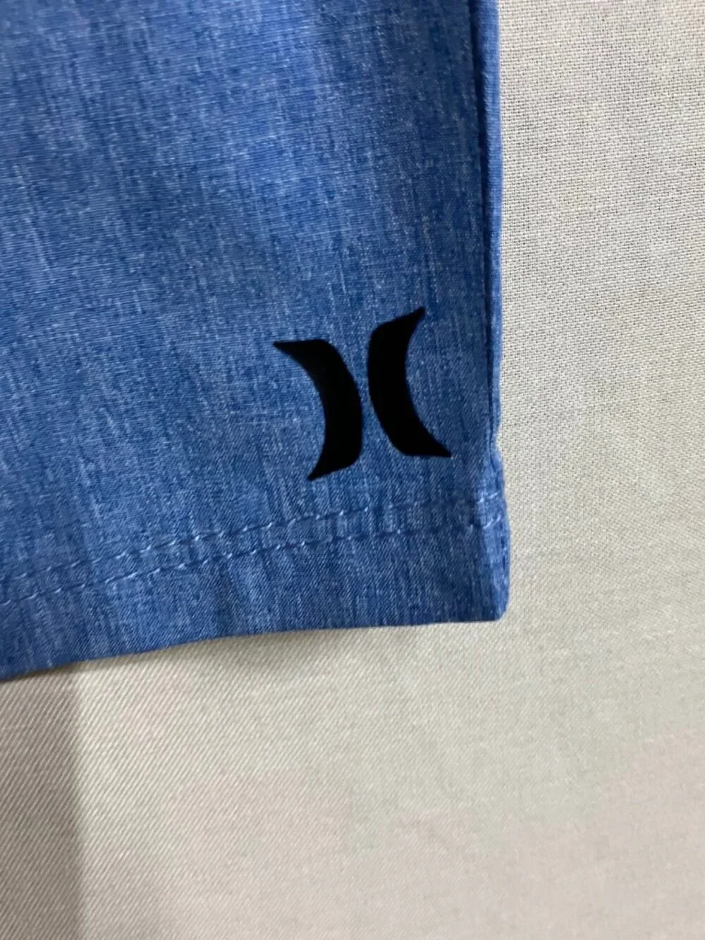 Hurley 2 Piece Set Shorts Tee Boys Size Medium 10-12 Blue Aqua Palm Graphic